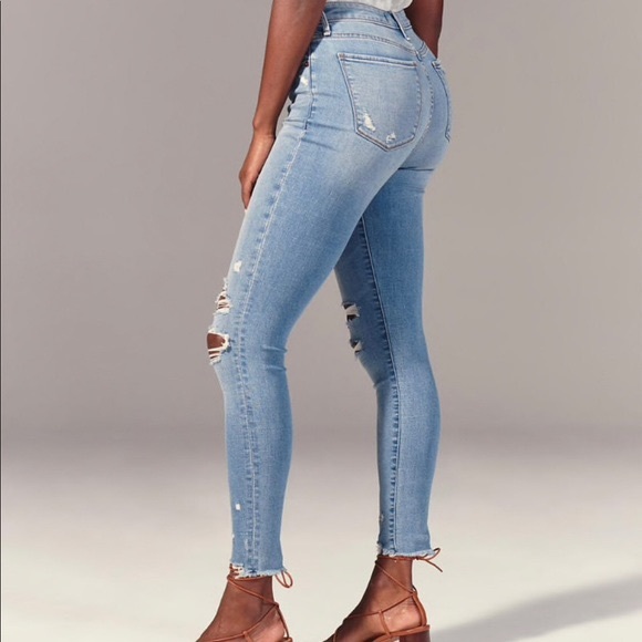 Abercrombie & Fitch Curve Love Super Skinny Jeans, size 26 - Picture 2 of 12